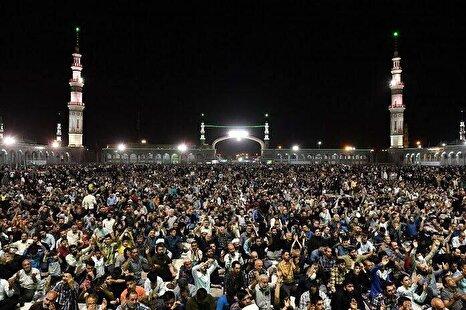 اجتماع منتظران امام عصر در شب آغاز امامت حضرت مهدی(عج) در مسجد جمکران