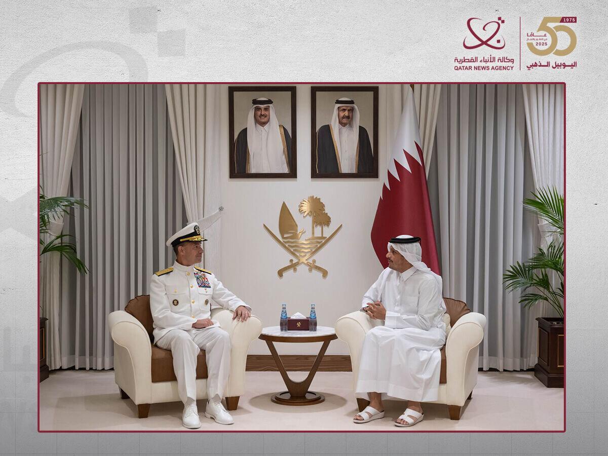 وزیرخارجه قطر با فرمانده سنتکام دیدار کرد