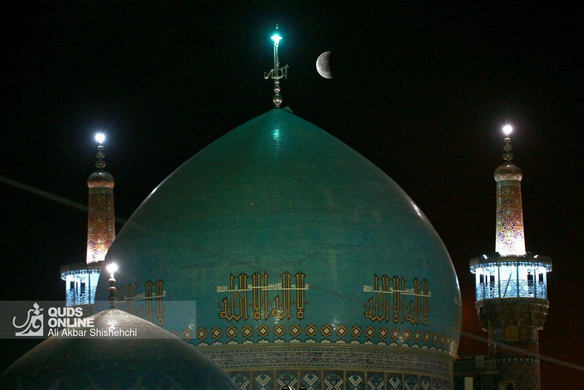 ماه گرفتگی قرن - حرم مطهر رضوی