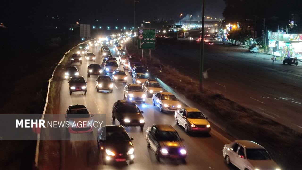 طول ترافیک در محور رشت- امامزاده هاشم به ۱۶ کیلومتر رسید